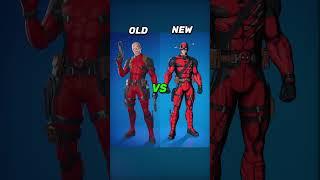Deadpool & Wolverine Skins: NEW vs OLD #fortnite #shorts