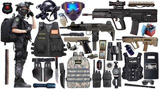 Special Forces Military Toy Gun Set Open Box, TavorX95 Rifle, Rocket Launcher, Type 95 Assault Rifle