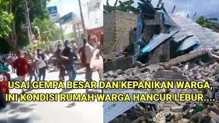 WARGA LARI PANIK USAI GEMPA BESAR MELANDA NTT, KONDISI RUMAH HANCUR...