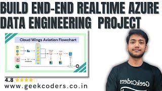 Build End-End RealTime Azure Data Engineering Project | Become Azure Data Engineer | 4.8 ⭐️ Rating |