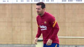 Messi Continues To Train Alone With Coutinho In Barcelona Workout