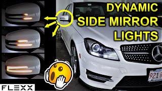 How to install Mercedes DYNAMIC signal mirror lights (Sequential)