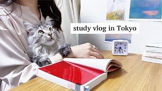 my productive 5am morning | weekend study vlog in Tokyo