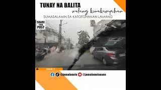 Biglang buhos ng ulan sa Tanza Cavite