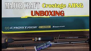 Major Craft Crostage Ajing 4pc Travel Rod CRX S694AJI - UNBOXING -English