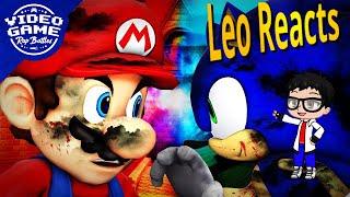 Leo Reacts  Super Mario vs. Sonic the Hedgehog - Video Game Rap Battles