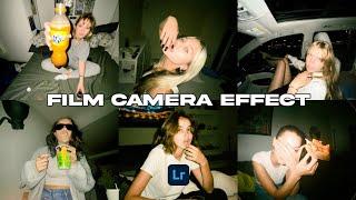 Film Camera Effect  - Lightroom Presets DNG | Film Presets Lightroom | Aesthetic Preset
