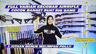 REKOMENDASI SENAPAN PCP BIG GAME FULL VARIAN DARI ESCOBAR AIRRIFLE!!! HARGA MULAI 1 JUTAAN‼️