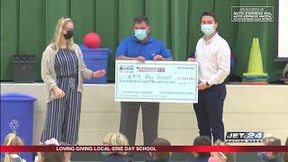 Erie Day School wins $250 part of JET 24/FOX 66/YourErie and Superstore Joe’s Loving Giving Local