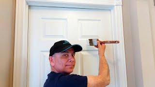 Painting a 6 Panel Interior Door with Speed & Precision