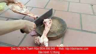 Dao chặt xương trâu bò 1.5kg - dao hậu lộc thanh hóa