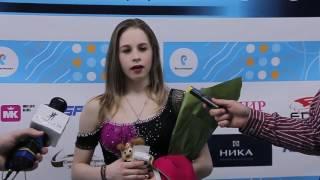 Дарья Паненкова, интервью после ПП. Первенство России 2017