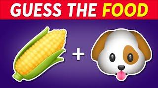  Can You Guess The FOOD By Emoji?  | Food And Drink Emoji Quiz