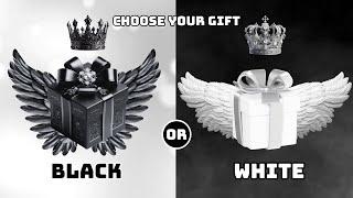 Choose Your Gift from 2  Black vs White  How Lucky Are You?  GlamQuiz