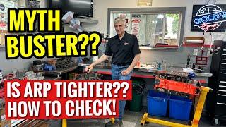 ARE ARP tighter than your OEM Factory bolts? This might not be the answer you expect!