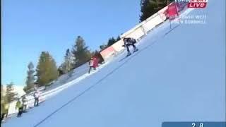 Bode Miller Bormio 2005 Downhill gold medal run at World Championships