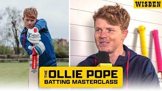 OLLIE POPE BATTING MASTERCLASS | England's No.3 on technique, touring India & facing Bumrah