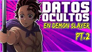 ¡LOS DATOS OCULTOS DE DEMON SLAYER! (Nadie conoce estos secretos)  KIMETSU NO YAIBA