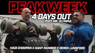 4 Days Out Mr. Olympia Hadi Choopan X Hany Rambod X Derek Lunsford | FST-7 Shoulders