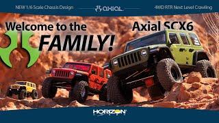 The All-New Axial SCX6 Jeep JLU Wrangler joins the SCX family