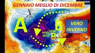 METEO - GENNAIO PROMETTE IRRUZIONI ANCORA PIU' INTENSE DI DICEMBRE, UN VERO INVERNO ALLE PORTE