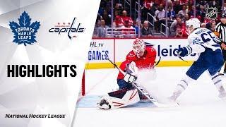 NHL Highlights | Maple Leafs @ Capitals 10/16/19