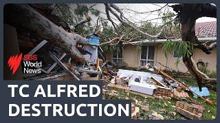 Cyclone Alfred: More than 40,000 without power in Qld as howling winds cause destruction