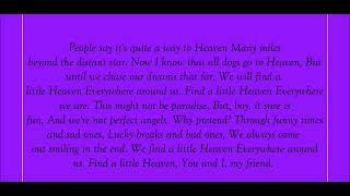 All Dogs Go To Heaven Theme Song Lyrics
