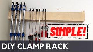 DIY CLAMP RACK // WOODWORKING