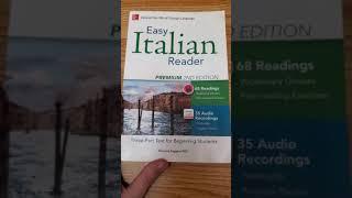 a look inside Easy Italian Reader #shorts