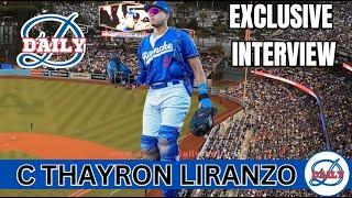 Dodgers Catching Prospect, Thayron Liranzo, Joins Dodgers Daily (In English & En Espanol)