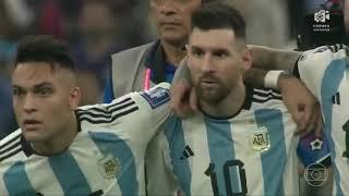 la reaccion de Messi al ver que es campeon