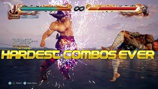 Heihachi's Most Hardest Combos Ever..!!