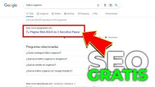 Cómo POSICIONAR tu Página Web en los PRIMEROS LUGARES de Google en 3 Sencillos Pasos