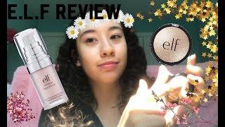 E.L.F Review | Poreless Face Primer & Moonlight Pearl Baked Highlighter