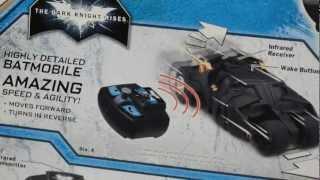 Batman The Dark Knight Rises Infrared Remote Control Tumbler Batmobile Toy Review