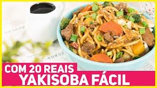 COMO FAZER YAKISOBA POR SÓ 20 REAIS | Receita de Yakisoba de Carne Fácil | Receitas de Minuto 585