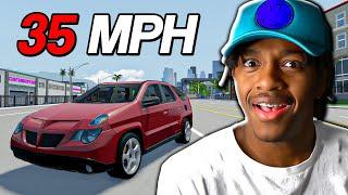 I Used THE SLOWEST CAR To Win A Race! (Roblox Driving Empire)