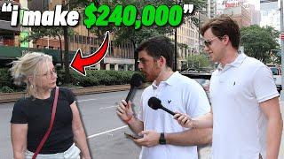 Asking New Yorkers How Much Money They Make (And Their Savings!)