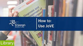 How to: Use JoVE