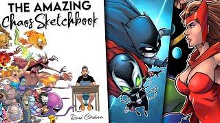 The Amazing Chaos SketchbookUPCOMING GIVEAWAYRene Cordova art book chibi stylised art book