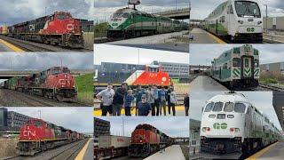 (international train day!) Railfanning madness at Bramalea GO￼ (5/11/2024)