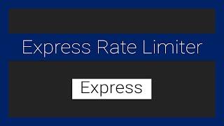 How to Rate Limit an Express App