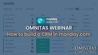 How to build CRM in monday.com