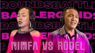 BATTLE ROUNDS -  Nimfa Dakay VS Roland Ancajas  ~ I WON'T LAST A DAY WITHOUT YOU BY: CARPENTERS