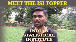 MEET THE ISI TOPPER from BHU |INDIAN STATISTICAL INSTITUTE KOLKATA|BHU |