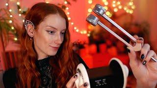 Intense ASMR  Tuning Fork, Tingly Ear Taps & Whispers