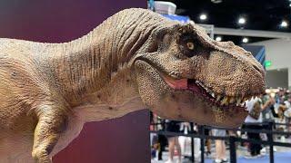 Elite Creature Collectibles and Stan Winston Studio Jurassic Park Tyrannosaurus Rex Statue at SDCC