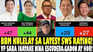 PBBM KULELAT SA LATEST SWS SURVEY! ESCUDERO, GADON AT HOR SABLAY SA KONTRA ATAKE KAY VP SARA!