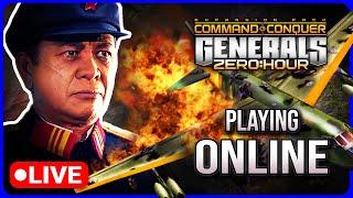 [LIVE] Making Your Base Glow Like the Sun in Online Multiplayer Matches | C&C Generals Zero Hour